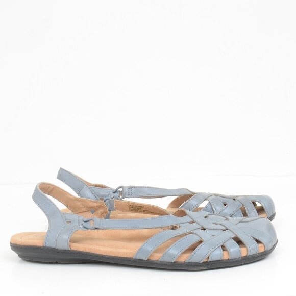 Earth Origins Belle Brielle Leather Comfort Sandals Size 11M - Picture 3 of 7